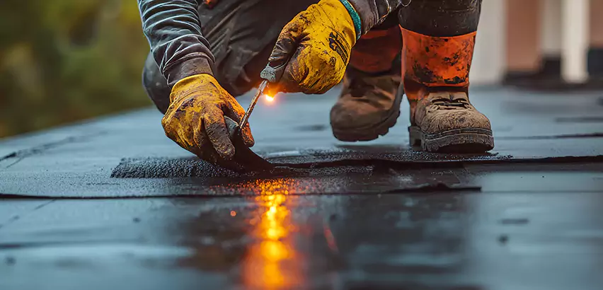 EPDM Roof Repair Tape Application in Seattle