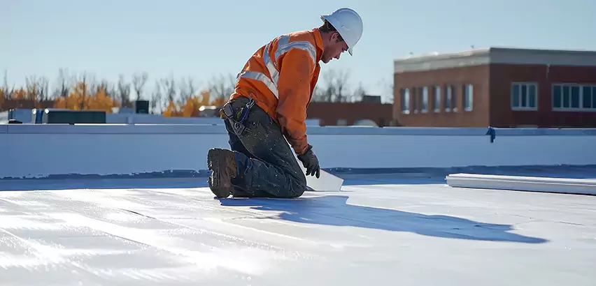 Flat Roof Drain Installation in Seattle
