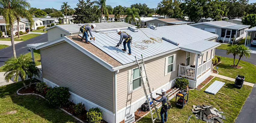 Mobile Home Metal Roof Replacement in Seattle