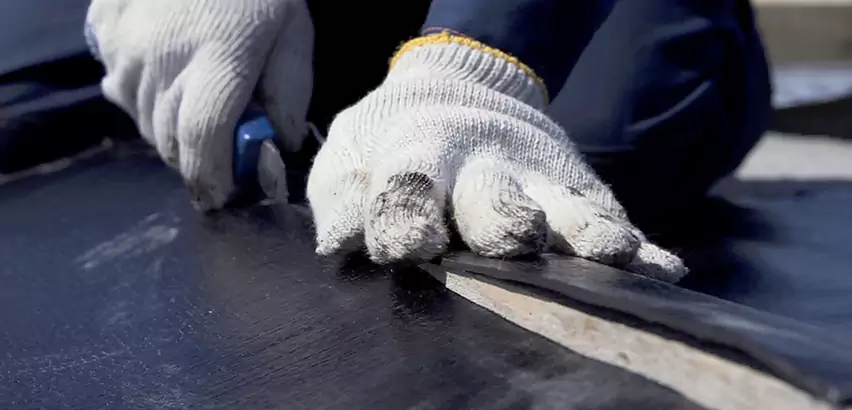 Rubber Roof Seam Repair in Seattle